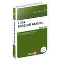 Türk Borçlar Kanunu Beta Yayınları Kanun Metinleri Eylül 2023