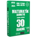KPSS Genel Kültür Genel Yetenek Matematik-Geometri 30 Deneme Pegem Akademi Yayınları 2024