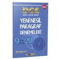 DGS Yeni Nesil Paragraf Denemeleri 9x20 Kariyer Meslek Yayınları
